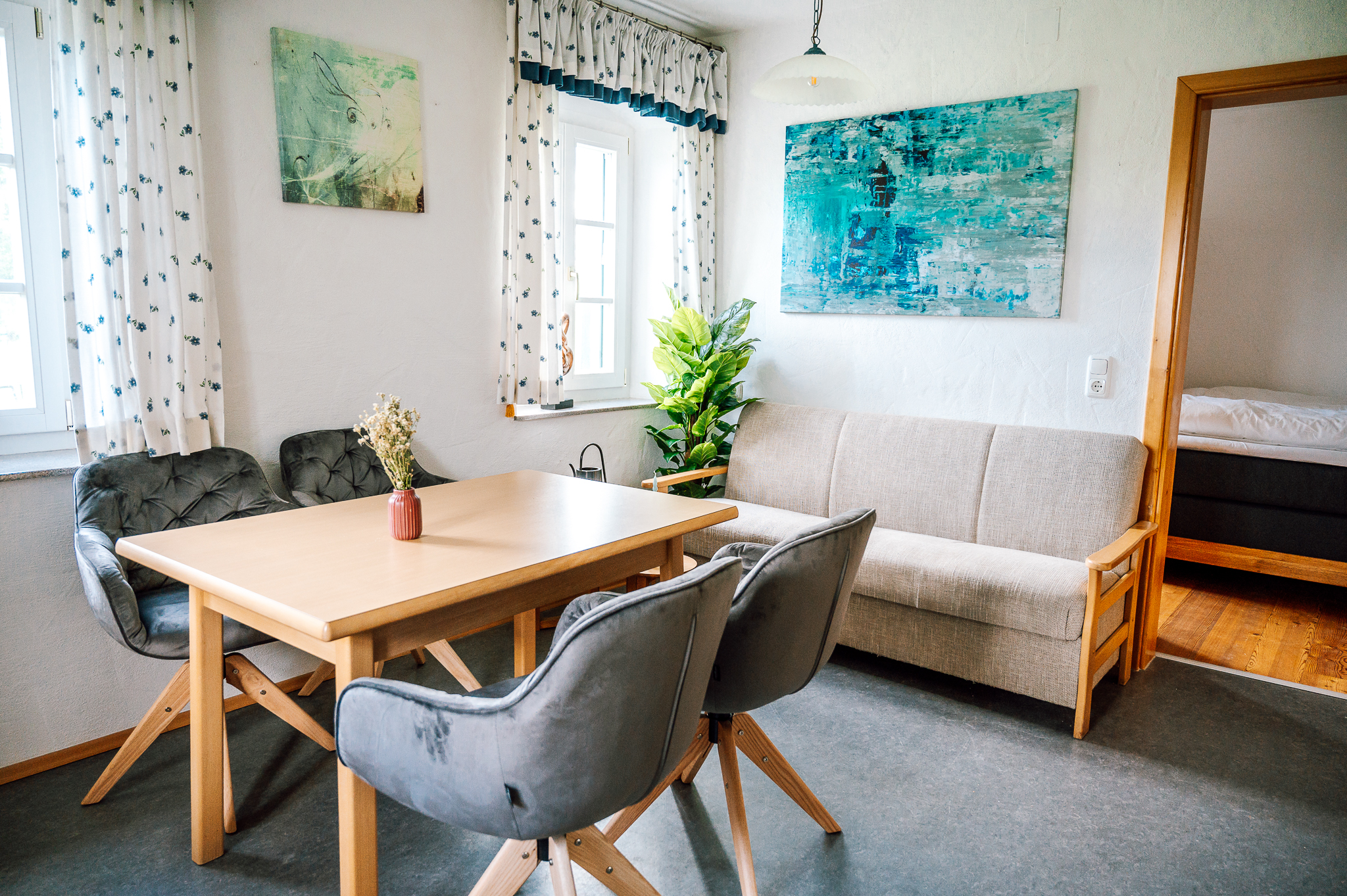 Ferienwohnung dasSonnenblick – gemütlicher Wohnraum